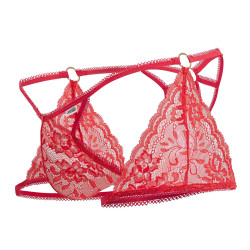 CandyMan String Porte-Jarretelles Cupidon Rouge
